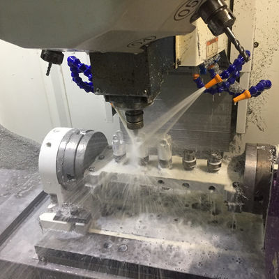 Wysoce precyzyjne niestandardowe części aluminiowe CNC Beadblasting Sitodruk Wykończenie powierzchni
